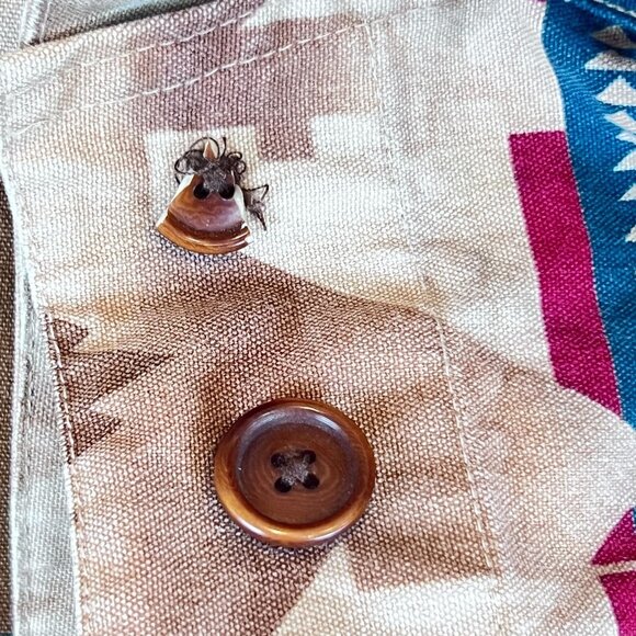 Polo Ralph Lauren Mens L Rare Southwest Aztec Hunting Chore Western Barn Jacket - Picture 14 of 14